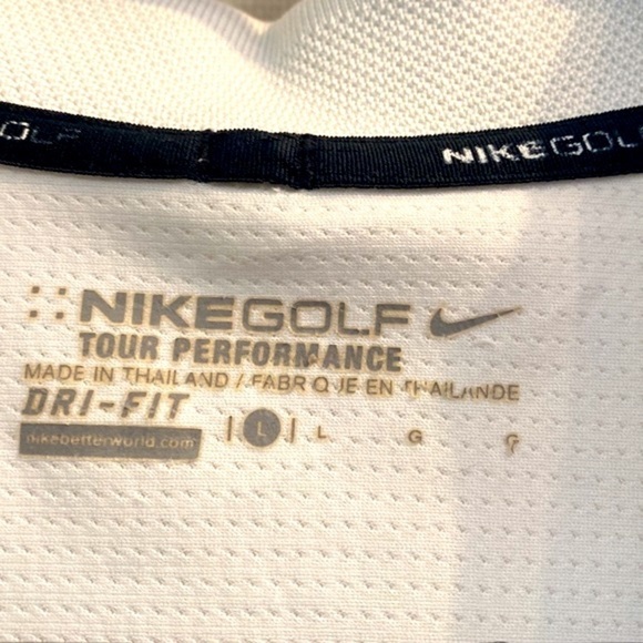 NWOT Men’s Nike Golf Tour Performance Dri-Fit 100% Polyester Golf Polo Size L - Picture 5 of 9